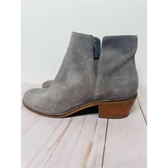 Cole Haan Grand Os Gray Suede Leather Ankle Boots - Picture 2 of 11
